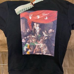 Off white "Caravaggio painting" Sweater